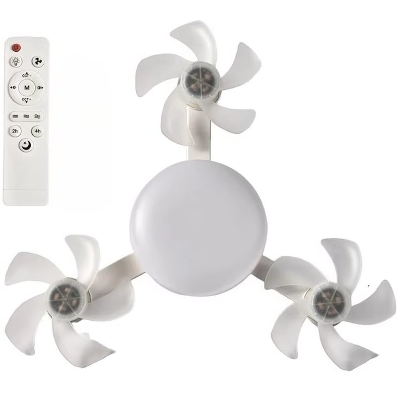 Drone Led Light - Lampa sufitowa z wentylatorem YANA35R, sterowana