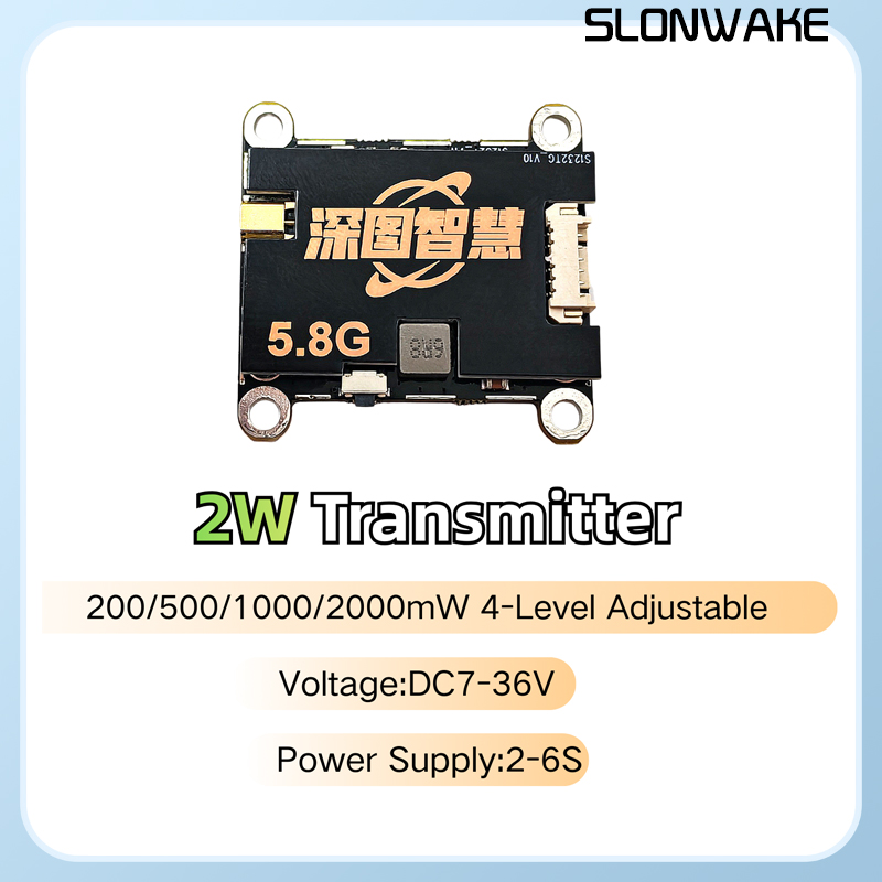 Nadajnik SLONWAKE 5.8G 56CH 2W – Drone Transmitter recenzja i cena