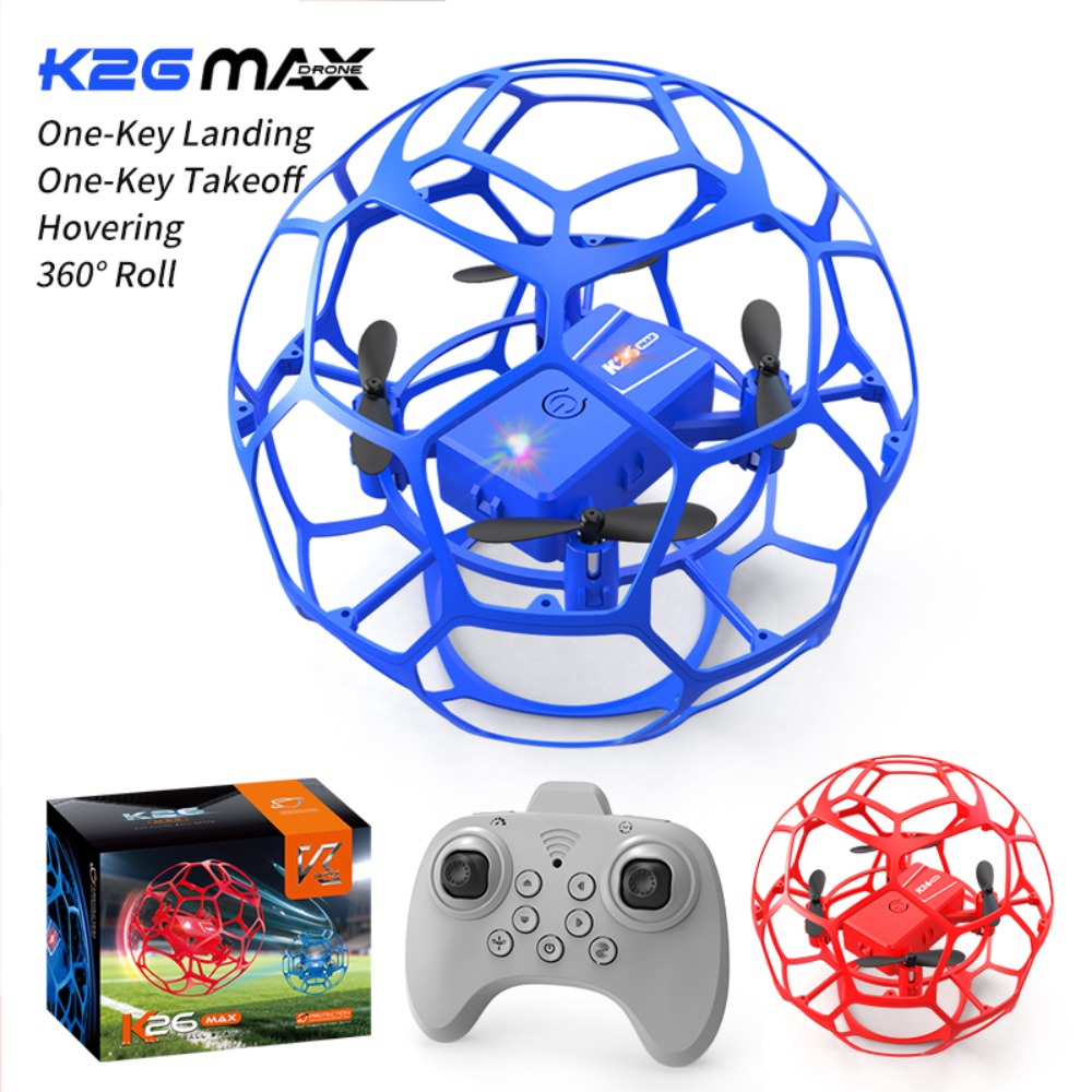 Dron RC w kształcie piłki nożn – Drone Led Light recenzja i cena