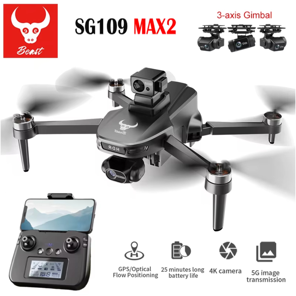 SG109 MAX2 profesjonalny dron  – Drone Gimbal recenzja i cena